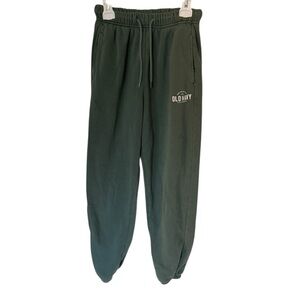 Old Navy XS Forest Green Jogger Sweatpants Like New Cozy Athletic Wear